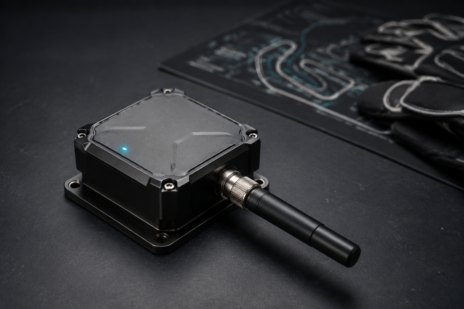 Temporary image of an external motorsport GPS receiver